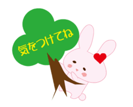 love rabbit female sticker #14871565