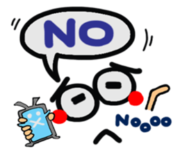 Delivery person& listener exclusive use. sticker #14871590