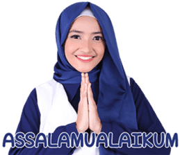 Flower Hijab: Zyana Regyna sticker #14871611