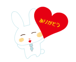 love rabbit male sticker #14871705