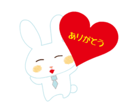 love rabbit male sticker #14871705