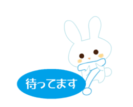 love rabbit male sticker #14871720