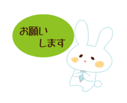 love rabbit male sticker #14871723