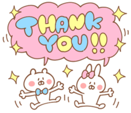 Congratulations & Thank you Sticker sticker #14871846