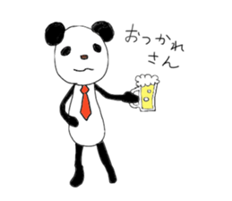 Funny greeting animals sticker #14872182