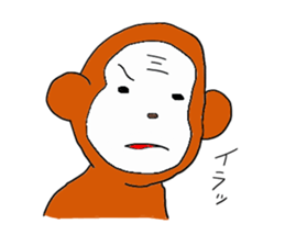 Funny greeting animals sticker #14872201