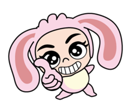 Mimi-chan,A Rabbit Costume sticker #14872527