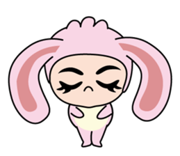 Mimi-chan,A Rabbit Costume sticker #14872530