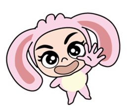 Mimi-chan,A Rabbit Costume sticker #14872531