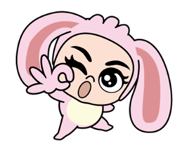 Mimi-chan,A Rabbit Costume sticker #14872532