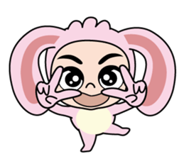 Mimi-chan,A Rabbit Costume sticker #14872534