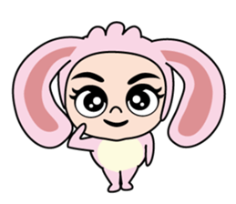 Mimi-chan,A Rabbit Costume sticker #14872542