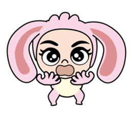 Mimi-chan,A Rabbit Costume sticker #14872547