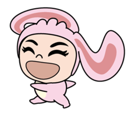 Mimi-chan,A Rabbit Costume sticker #14872552
