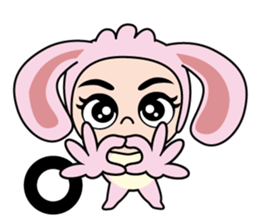 Mimi-chan,A Rabbit Costume sticker #14872553