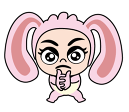Mimi-chan,A Rabbit Costume sticker #14872558