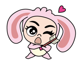 Mimi-chan,A Rabbit Costume sticker #14872560