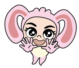 Mimi-chan,A Rabbit Costume sticker #14872562
