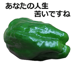 Green pepper! sticker #14872876