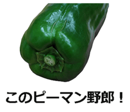 Green pepper! sticker #14872881