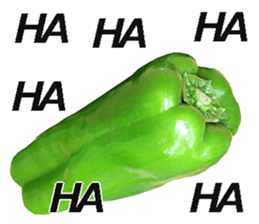 Green pepper! sticker #14872895