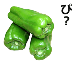 Green pepper! sticker #14872896