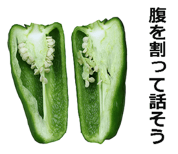 Green pepper! sticker #14872898