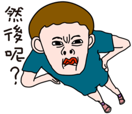 Happy and lovely child sticker #14872920