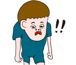 Happy and lovely child sticker #14872925