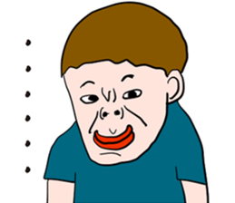 Happy and lovely child sticker #14872930