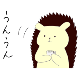 Donguri-san the hedgehog sticker #14873127