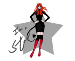 REA (Red devil girl) animation no.1 #NEW sticker #14873185