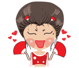 Love Bow Girl sticker #14874486