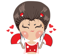 Love Bow Girl sticker #14874492