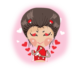 Love Bow Girl sticker #14874493