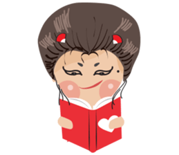 Love Bow Girl sticker #14874494