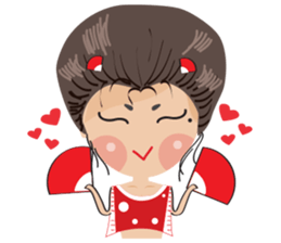Love Bow Girl sticker #14874501