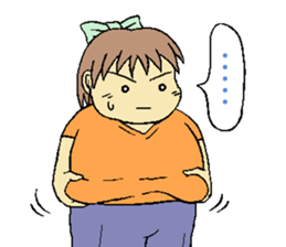 yumi is on a diet sticker #14874847