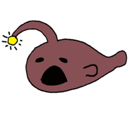 Unmotivated Deep-sea Fish sticker #14875442