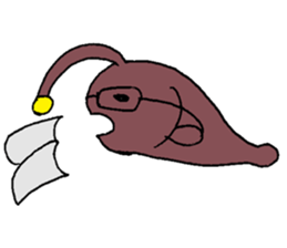 Unmotivated Deep-sea Fish sticker #14875444