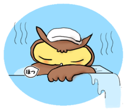 A word with an owl sticker #14876103