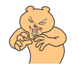 Brown Bear-tyan. sticker #14877345