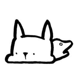 Rabbit to convey feelings sticker #14877594