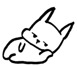 Rabbit to convey feelings sticker #14877595