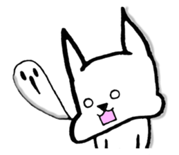 Rabbit to convey feelings sticker #14877600