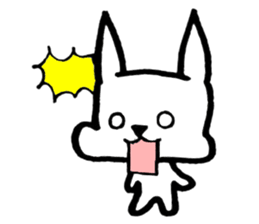 Rabbit to convey feelings sticker #14877601