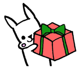 Rabbit to convey feelings sticker #14877605