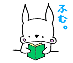 Rabbit to convey feelings sticker #14877614