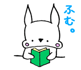 Rabbit to convey feelings sticker #14877614