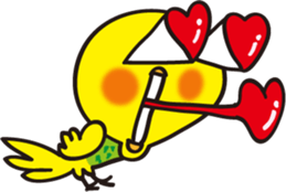 Cute little bird HIME! sticker #14877779